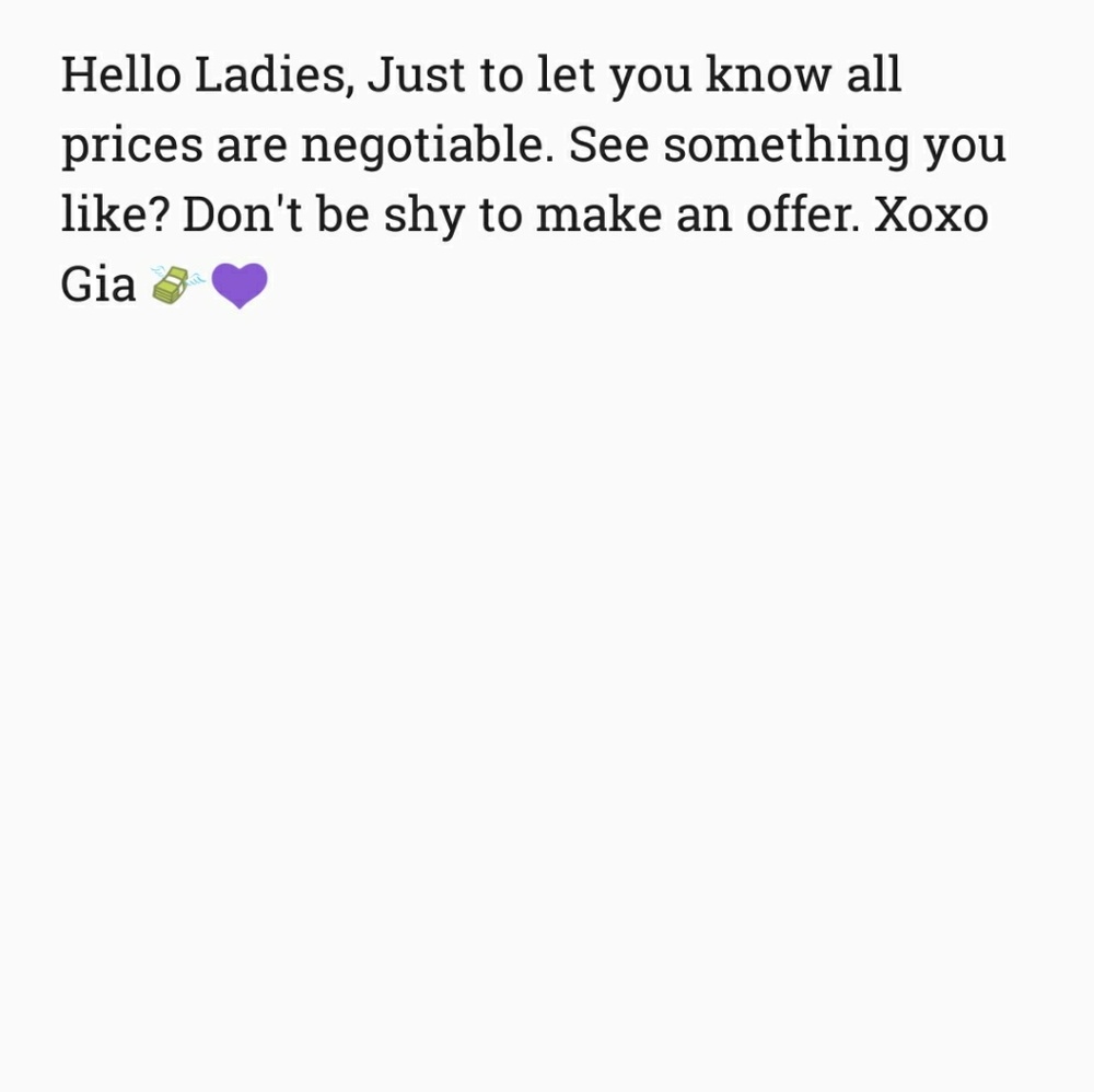 Make an offer